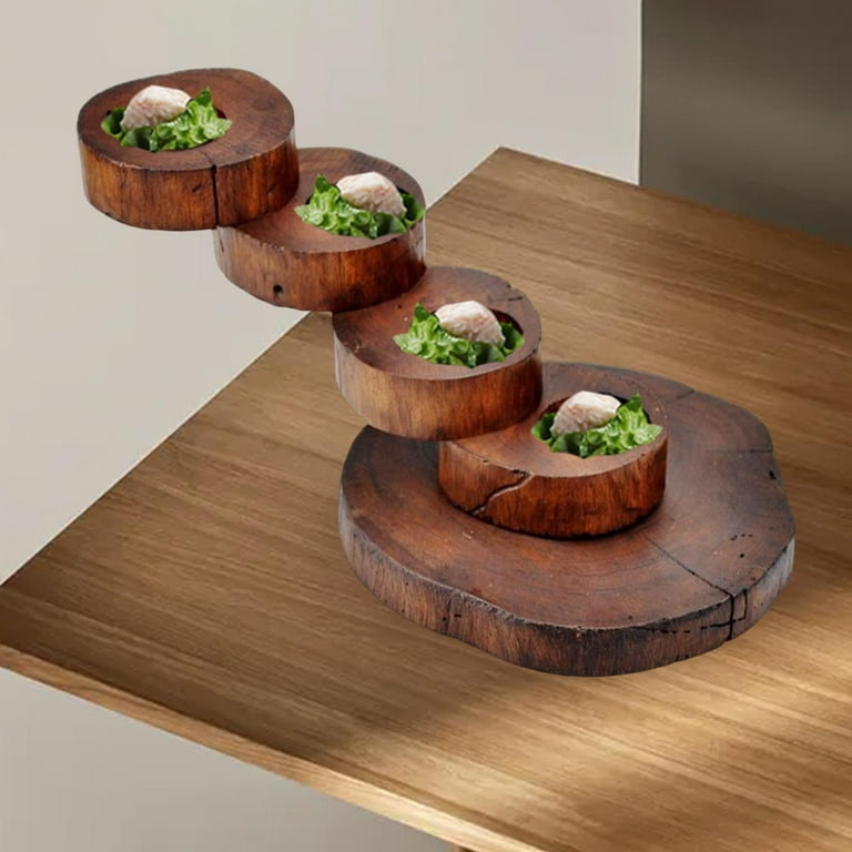 Kichvoe Hamper Decorative Tray Basket Reusable Sushi Plate Sushi Holder  Meat Holder Sushi Supplies Dessert Plate retaurant Supplies Woven Sushi  Dish