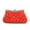 Coral, variant on Elegant Braided Pleated Glitter Rhinestone Clutch Evening Bag