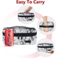 thumbnail image 4 of Petite Boîte à Lunch pour Femmes Hommes Sac à Lunch Isolé Mini Sac à Lunch pour Bento Boîte à Lunch Plate Conteneurs de Nourriture Portable Sacs Isothermes Réutilisables Sac à Collation Loncheras Para Mujer Marbre Blanc, 4 of 7