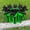 Green, variant on FORZA Water Bottles + Carrier Set [8x Bottles] | Hygiene [1L] or Sports Bottle [750ml] with Stackable Carrier for Soccer Rugby Training Gym & Teams