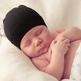 thumbnail image 4 of 6 Pack Baby Beanie Hats for Unisex Infant Toddler Cotton Beanie Newborn Hospital Hat for Boys Girls 0-6 Months, 4 of 8