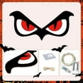 thumbnail image 4 of Halloween Luminous Eyes Hanging Wooden LED Light – Spooky Eye Wall Decoration with Glowing Lights for Haunted House, Indoor Outdoor Holiday Decor, 4 of 5