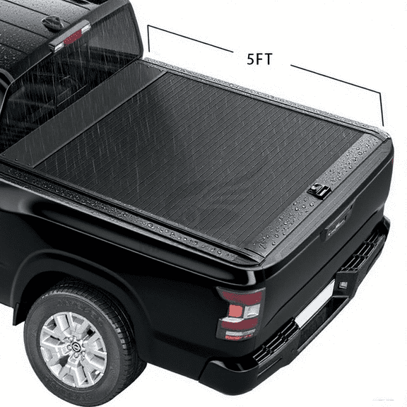 5FT Retractable Truck Tonneau Bed Cover Fits For Nissan Frontier 2005-2025 Retractable Bed Cover