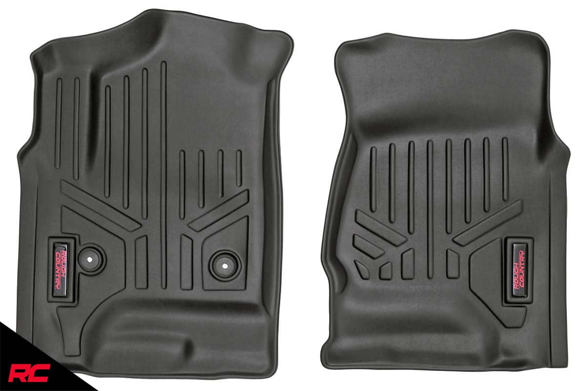 Rough Country Floor Liners compatible w/ 20142018 Chevy Silverado GMC