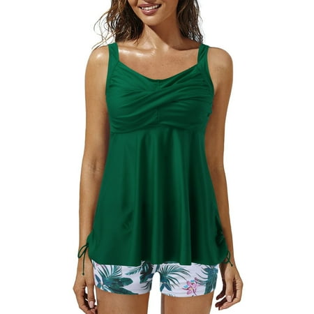 Bathing Suits for Older Women Bikini 2023 Swimsuit Women Swimwear Push Up Bikini Set Thong Tankini Bathing Suit Beach Wear Swim Skirt with Shorts for Girls