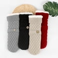 thumbnail image 6 of Cozy Fleece Lined Socks for Women - Thermal Fuzzy Winter Socks with Non-Skid Soles, 6 of 6