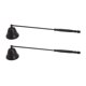 thumbnail image 1 of Extintor de Velas ANGGREK Apagador de Mecha de Vela Metal Negro 2 Piezas, 1 of 8