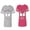 Men Heather / Women Pink, variant on World's Greatest Husband Wife Matching Couple Cotton Jerseys (Men Heather / Women Black) (Men S / Women S)