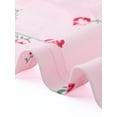 thumbnail image 6 of DARING DIVA Women's Plus Soft Crew Neck Cute Cherry Ruffle Nightgown 3X Pink, 6 of 6