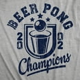 thumbnail image 2 of Mens Funny T Shirts Beer Pong Champions Sarcastic Drinking Tee for Men Graphic Tees, 2 of 9