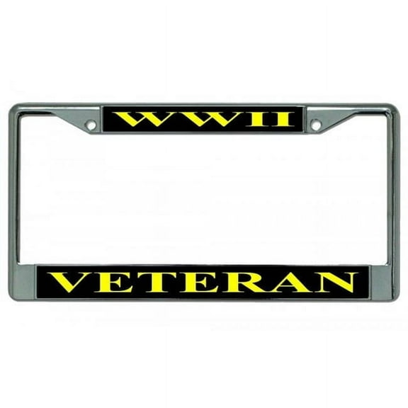World War 2 Veteran Photo License Plate Frame
