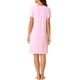 thumbnail image 3 of INSPIRE CHIC Camisón de Mujer de Manga Corta con Volantes, Vestido de Noche, Ropa de Casa, Camisones, Color Rosa, 3 of 6