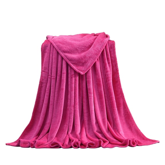 Qholemyo Super Soft Warm Fleece Blanket Throw Rug Sofa Bedding For Home Matching With Large Bath Towel And Soft Bath Towels