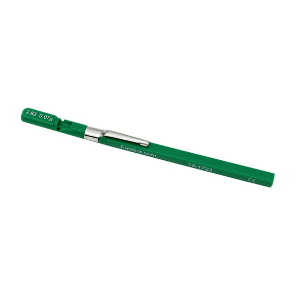 Baseline fold-top monofilament, 2.83 level