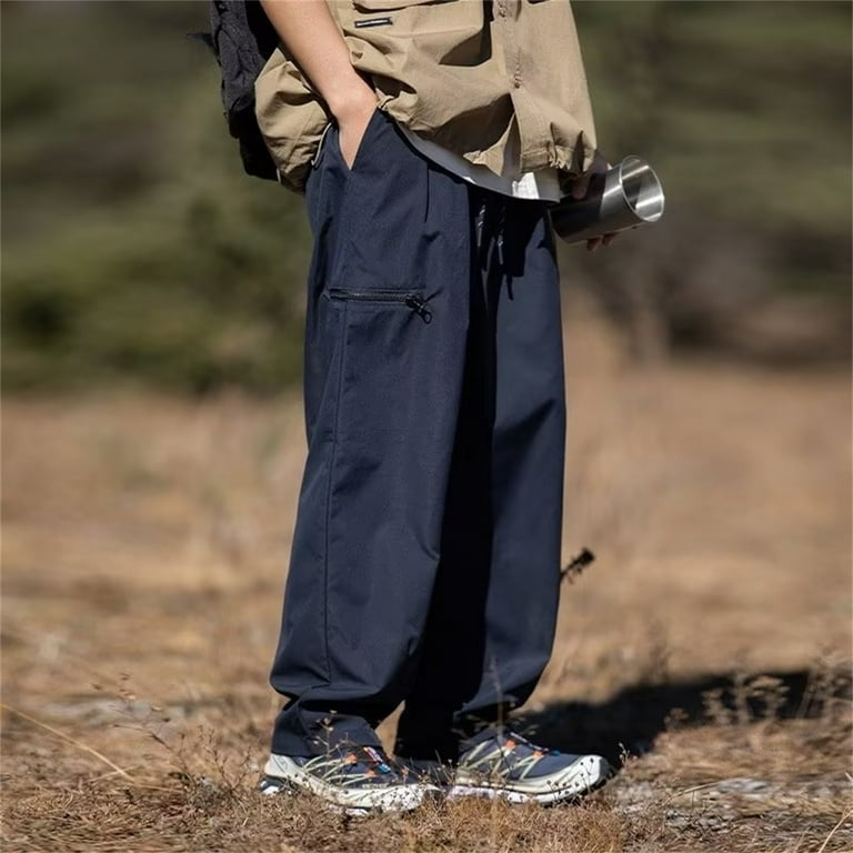 Entyinea Men's Tactical Pants Quick Dry Lightweight Fishing Pants