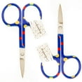 thumbnail image 1 of Allary 6340 Ultra Fine 3.5" Embroidery Scissors-Polka Dots on Blue Set of 2, 1 of 1