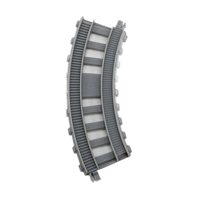 Conector de vía de tren perfecl Expansión de accesorios de modelo a pequeña escala Riel Curvo