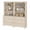 Natural Oak, variant on Modern 71" Tall Bookcase with 6 Drawers, 2 Columns 3-Tier for Home Office,Natural Oak