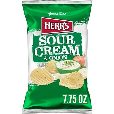 Herr's Sour Cream & Onion Chips 7.75oz
