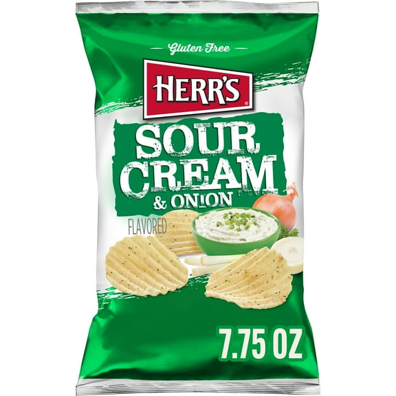 Herr's Sour Cream & Onion Chips 7.75oz