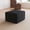 Black, variant on MAYEERTY Corduroy Sofa Ottoman, Plush Soft Footrest, Modular Leisure Stool with No Assembly Required, Suitable for Living Room, Apartment and Bedroom