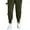 Army Green, variant on Plus Size Pants Casual Plain Jogger Army Green 0XL (12)