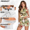 thumbnail image 5 of Uorisanigo Green Hummingbird Matching Couple Outfits Golf Shirts for Men 1/4 Zip Dry Fit Short Sleeve Collared Shirt Women's Sleeveless Golf Dress Built in Shorts for Tennis Workout Size XL, 5 of 8