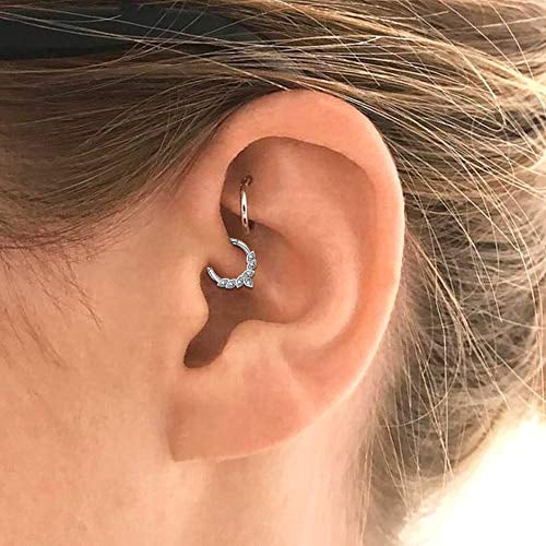 Hinged daith earrings outlet