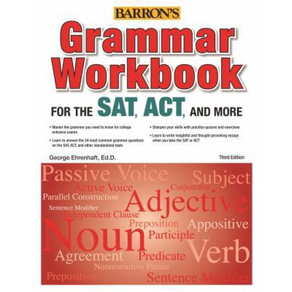 Pre-Owned Grammar Workbook for the Sat, Act, and More, 3rd Edition (Edition 3) (Paperback)