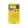 Sangean Portable AM/FM Radios, Yellow, DT-400W