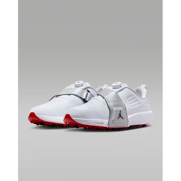 Ni - ke FV6338-100 Ni - ke Jordan Air Rev Golf White Black Metallic Silver (Men's)
