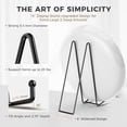 thumbnail image 2 of 16 Inch Heavy Duty Plate Stand (4 Pack) - Metal Display Easel for Large Plates, Picture Frames, Signs, Posters, and Decorative Platters, 2 of 7
