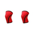 thumbnail image 2 of Ruiboury 1/2/3/5 Non-skid Knee Sleeves Weightlifting Lightweight And Fashionable Support Model B all red M 2PCS, 2 of 6