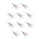 thumbnail image 1 of Tijeras profesionales de costura Kenally corte de precisión bronce 10Conjunto, 1 of 6
