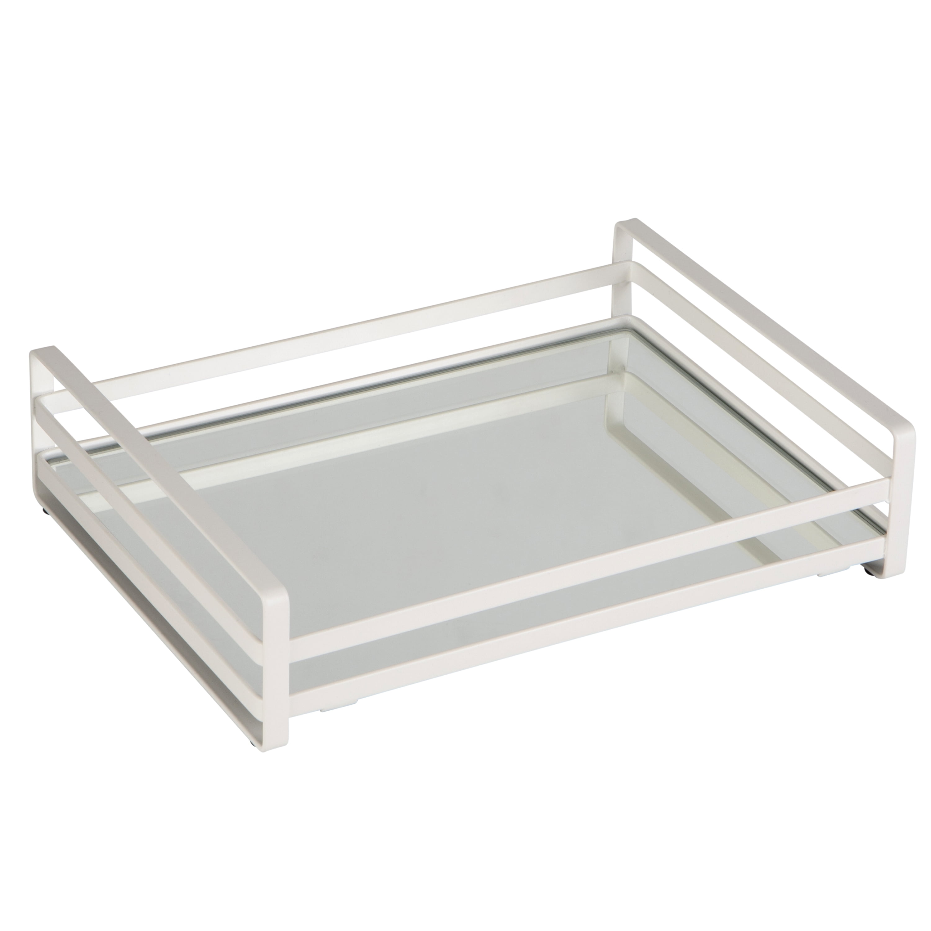 Home Details Flat Wired Rails Large Vanity Tray