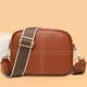 thumbnail image 1 of Bolso de hombro para cámara Vintage, de mano para mujer con rombos, de mano tejido con correa ancha para mujer, 1 of 6