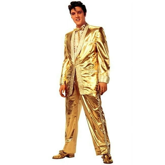 Elvis Presley - Gold Lame Suit - Life-Size Cardboard Stand-Up