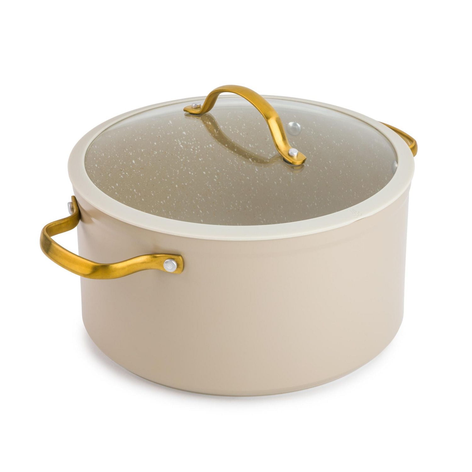 Thyme & Table Nonstick 12-Piece Cookware Set, Taupe, Cookware