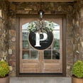 Home Decor Clearance! Round Surname Letter House Number Az Letter Pa