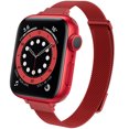 thumbnail image 2 of Apple Watch Band 38mm 40mm 41mm for Women, Slim & Thin Milanese Loop -Red, 2 of 7