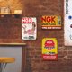 thumbnail image 4 of 3 Uds NGK Bujía Placa Metal Vintage Pintura Hierro Rectangular 20x30cm, 4 of 9