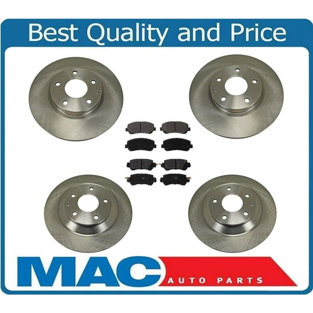 New Front & Rear Rotors Ceramic Brake Pads Set for Mazda CX5 20132015
