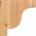 thumbnail image 3 of 3 1/2"W x 10"D x 10"H Newport Smooth Corbel, Western Red Cedar, 3 of 9