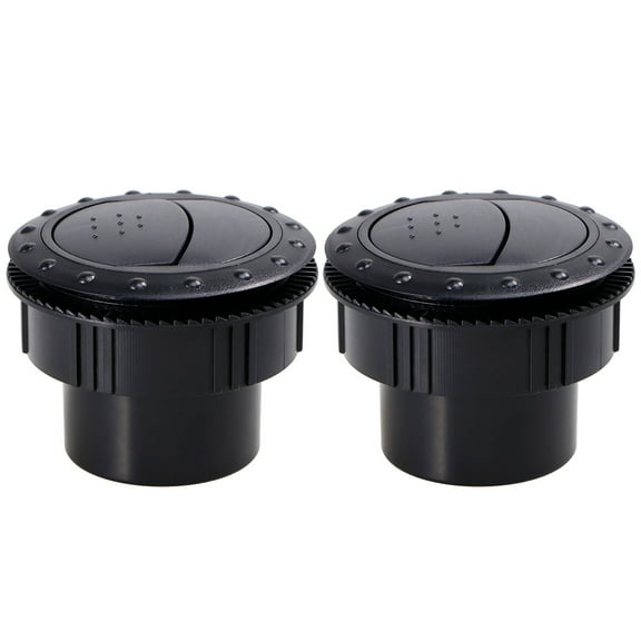 RENACLIPY 2-Pack Universal Round RV Air Conditioner Vents Interior Car Air Outlet for Improved Ventilation