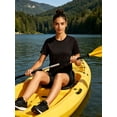 thumbnail image 6 of NELEUS Womens Workout Shirts Athletic Running Yoga Short Sleeve Tops Tight Fit Breathable Crewneck,Brownish Gray,US Size L, 6 of 10