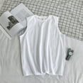 thumbnail image 1 of Workout Tank Top Men's Workout Tank Top Sleeveless Pure Color Muscle Shirts For Bodybuilding Gym TrainingWhite M, 1 of 1