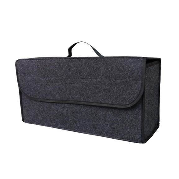 Large Car Storage Bag Organizer 50×17×23cm, Multi-Pocket Seat Back Cargo Holder, Auto Interior Tidy Bin for Travel, Gray
