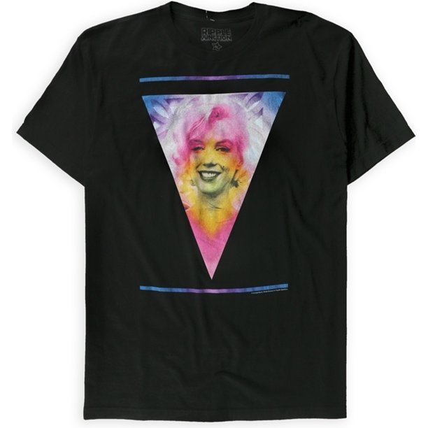 Camiseta gráfica Marilyn Monroe Ripple Junction negra extragrande