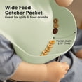 thumbnail image 4 of Baberos de comida KeaBabies, paquete de 2 unidades, de silicona, impermeables y ajustables, 4 of 9