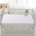 GEWUSH Waterproof Baby Crib sheets Cot Mattress Protector 60× 120 Baby